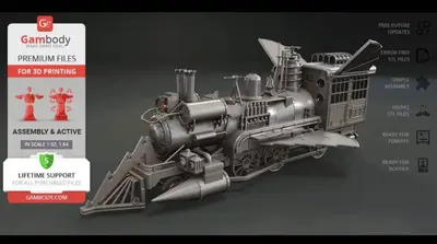Tren Back To The Future 3 Archivo Stl Para Impresion 3D