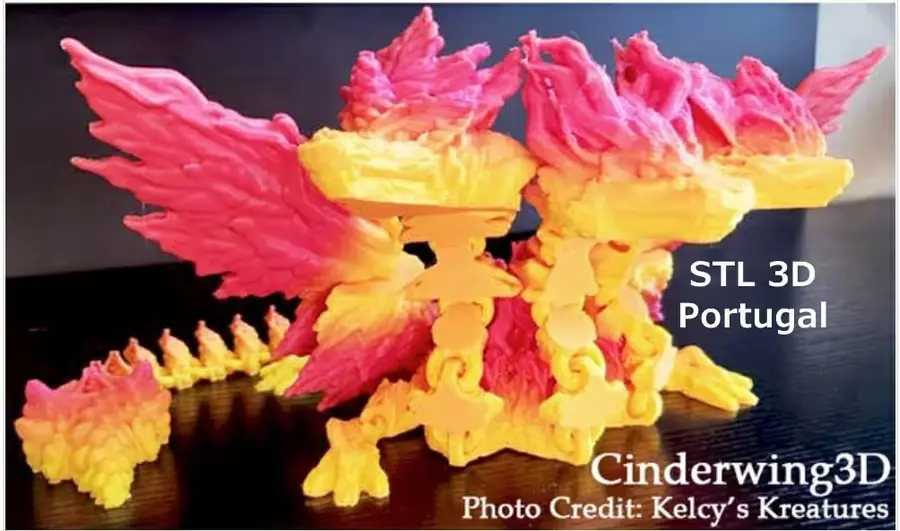 Tri Forest Dragon Archivo Stl Obj Para Impresion 3D