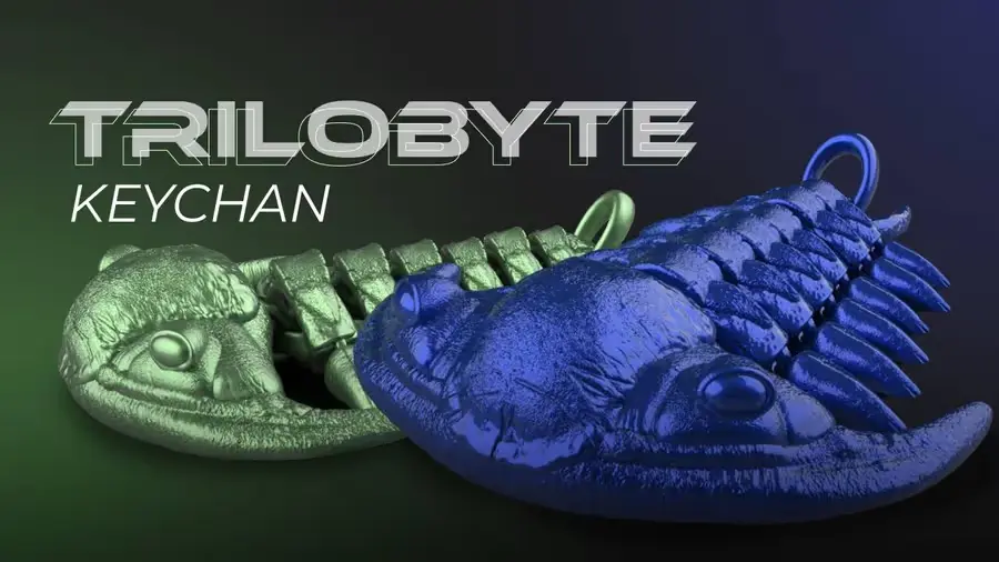 Trilobyte Archivo Stl Obj Para Impresion 3D