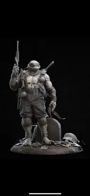 Turtle Punisher Archivo STL Impresión 3D