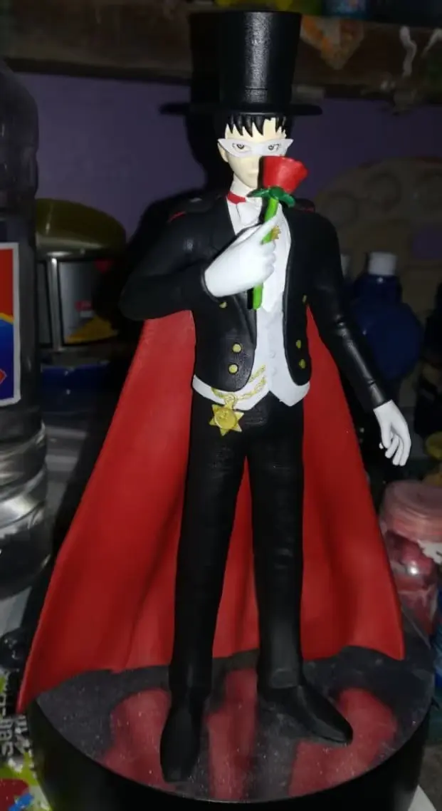 Tuxedo Mask Sailor Moon Archivo Stl Para Impresion 3D
