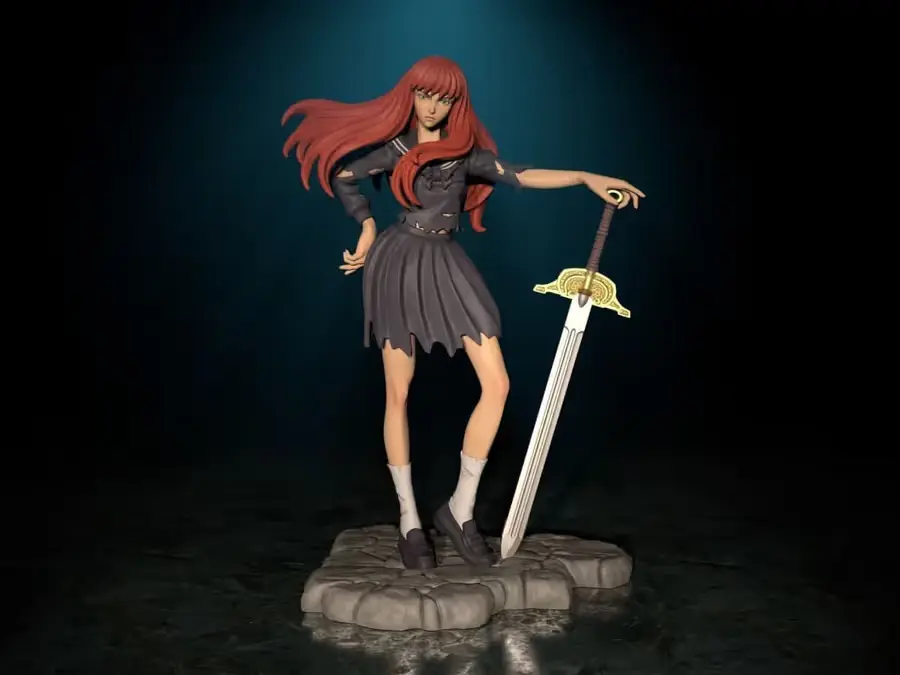 Twelve Kingdoms Youko Nakajima Archivo Stl Para Impresion 3D