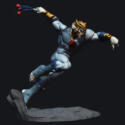 Tygra Thundercat Archivo Stl Obj Para Impresion 3D