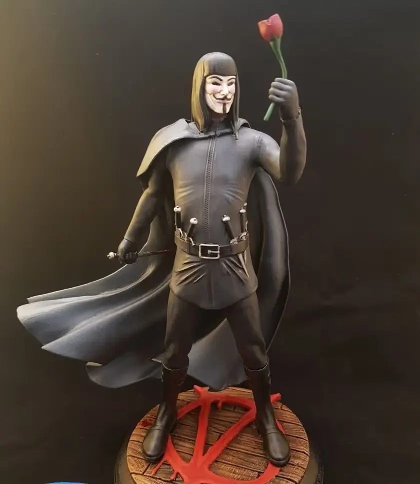 V De Venganza Archivo Stl Obj Para Impresion 3D