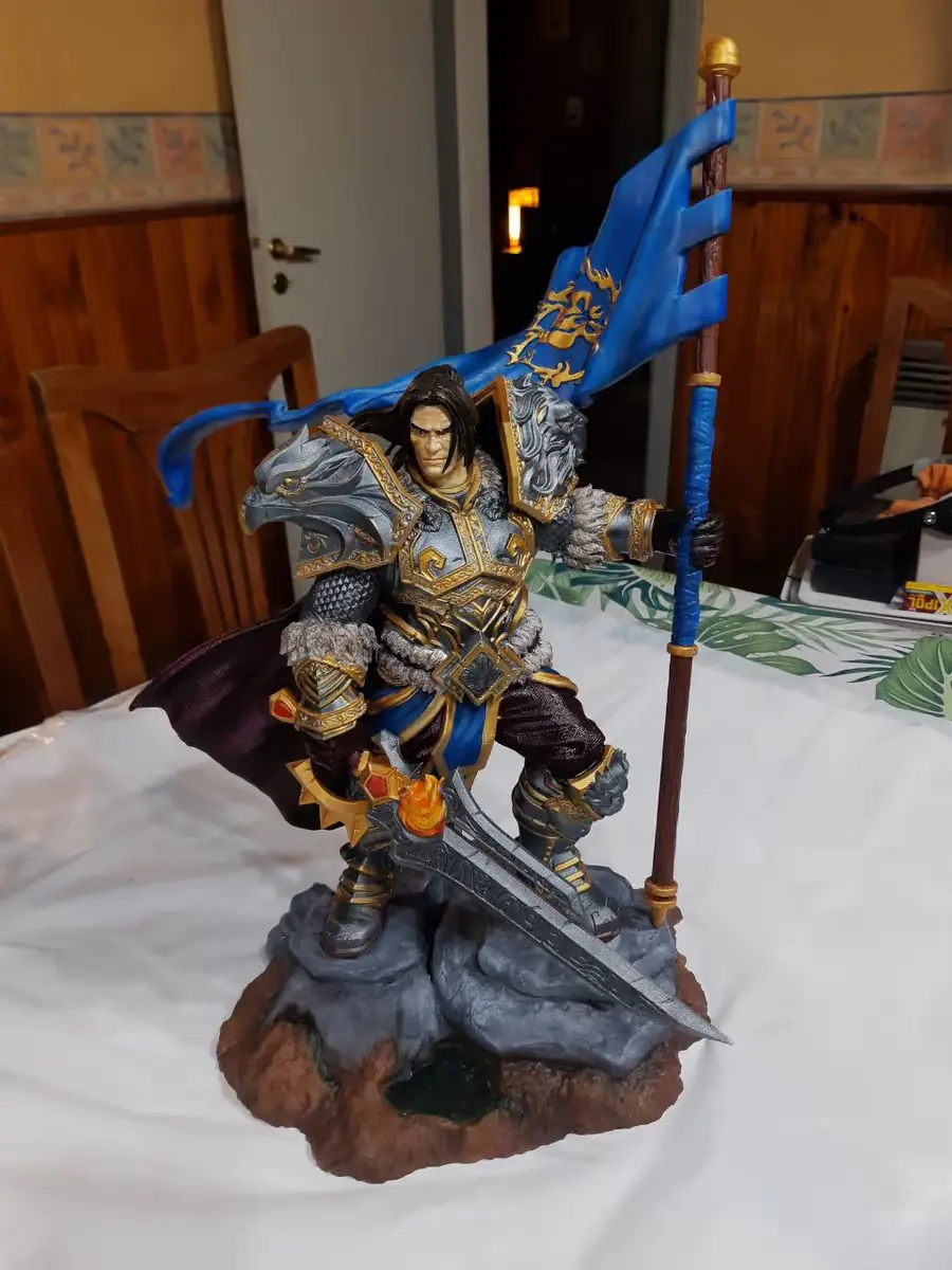 Varian Wrynn Archivo Stl Para Impresion 3D