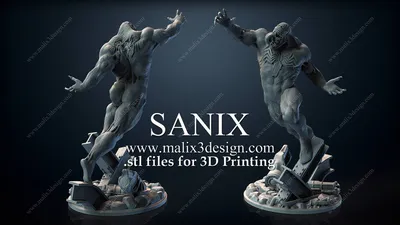 Venom Archivo STL Impresión 3D