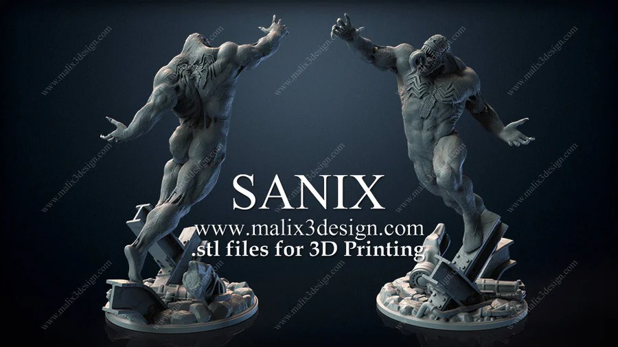 Venom Archivo STL Impresión 3D