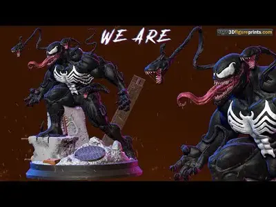 Venom We Are Archivo Stl Para Impresion 3D