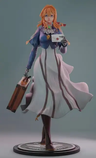 Violet Evergarden Archivo Stl Para Impresion 3D