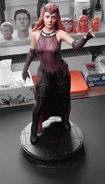 Wanda Scarlet Witch Marvel Archivo Stl Para Impresion 3D
