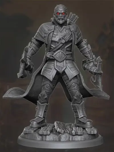 Warcraft Nathanos Archivo Stl Obj Para Impresion 3D