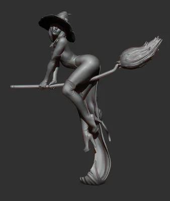 Witch Archivo STL Impresión 3D
