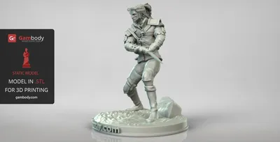 Witcher Archivo STL Impresión 3D