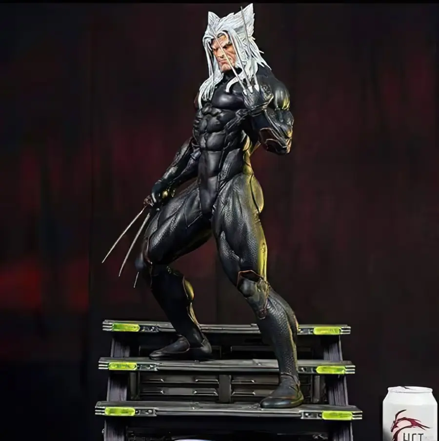 Wolverine Black Estatua Archivo Stl Para Impresion 3D