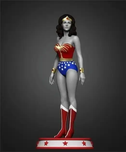 Wonder Woman 80 Archivo Stl Para Impresion 3D