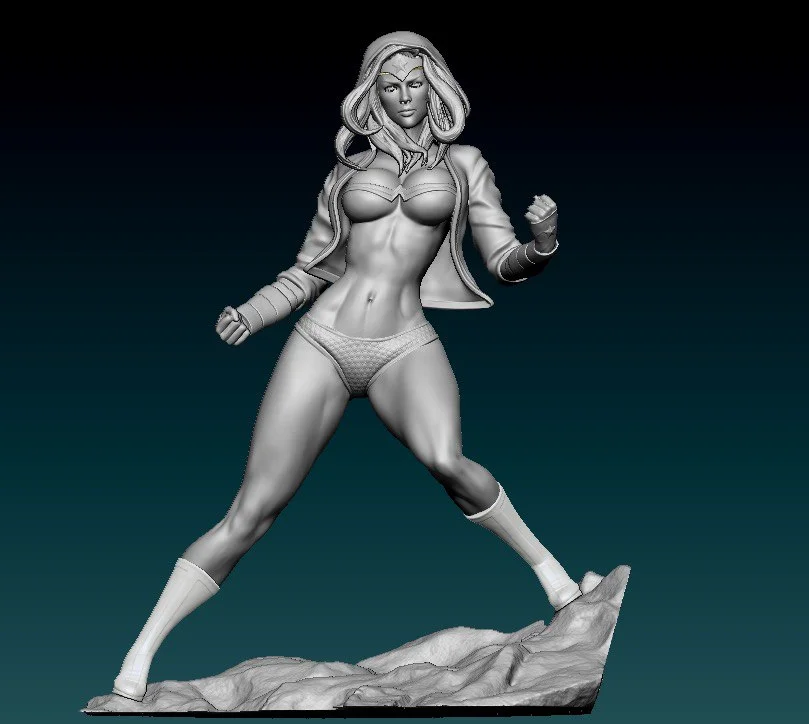 Wonder Woman Archivo STL Impresión 3D