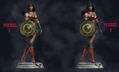 Wonder Woman Dc Comics Archivo Stl Para Impresion 3D