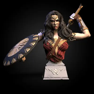 Wonderwoman Dc Archivo Stl Para Impresion 3D
