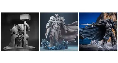 Wow Arthas X 3 Modelo Archivos Stl Para Impresión 3d