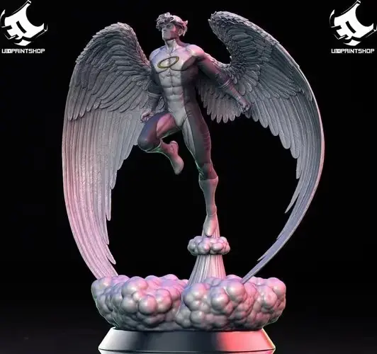 X Men Angel Archivo Stl Para Impresion 3D