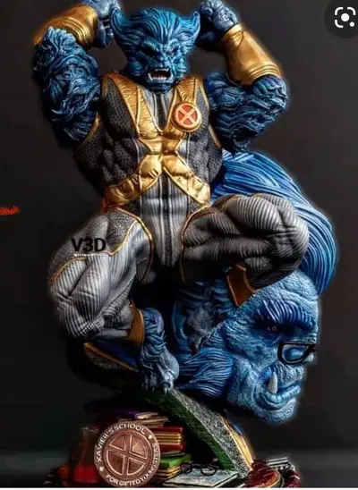 X Men Beast Archivo Stl Para Impresion 3D