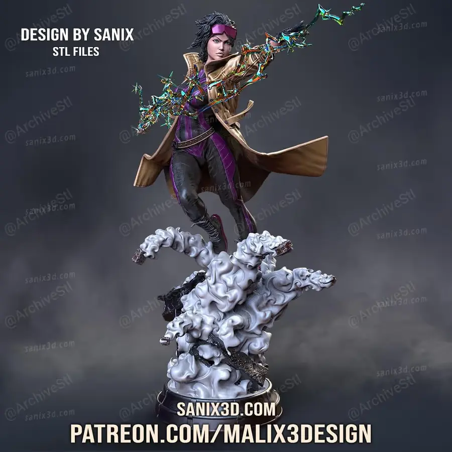 X Men Jubilee Archivo Stl Para Impresion 3D