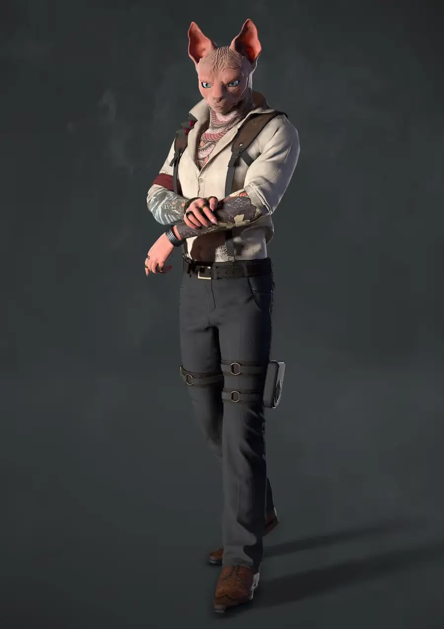 Yacuza Cat Archivo Stl Para Impresion 3D