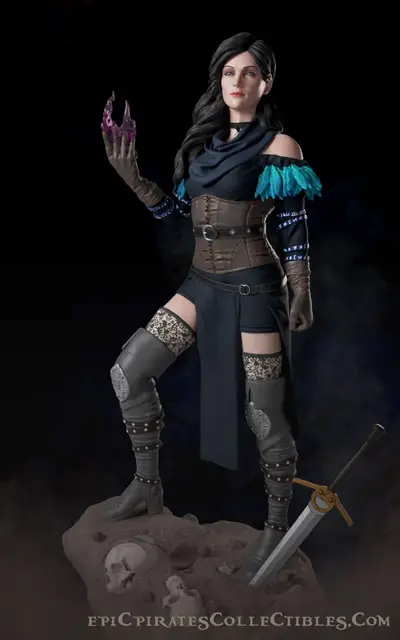 Yennefer The Witcher Archivo Stl Para Impresion 3D