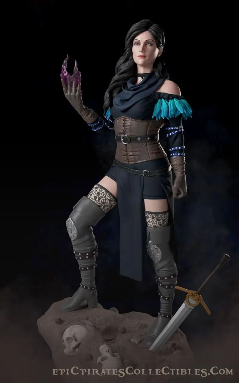 Yennefer The Witcher Archivo Stl Para Impresion 3D