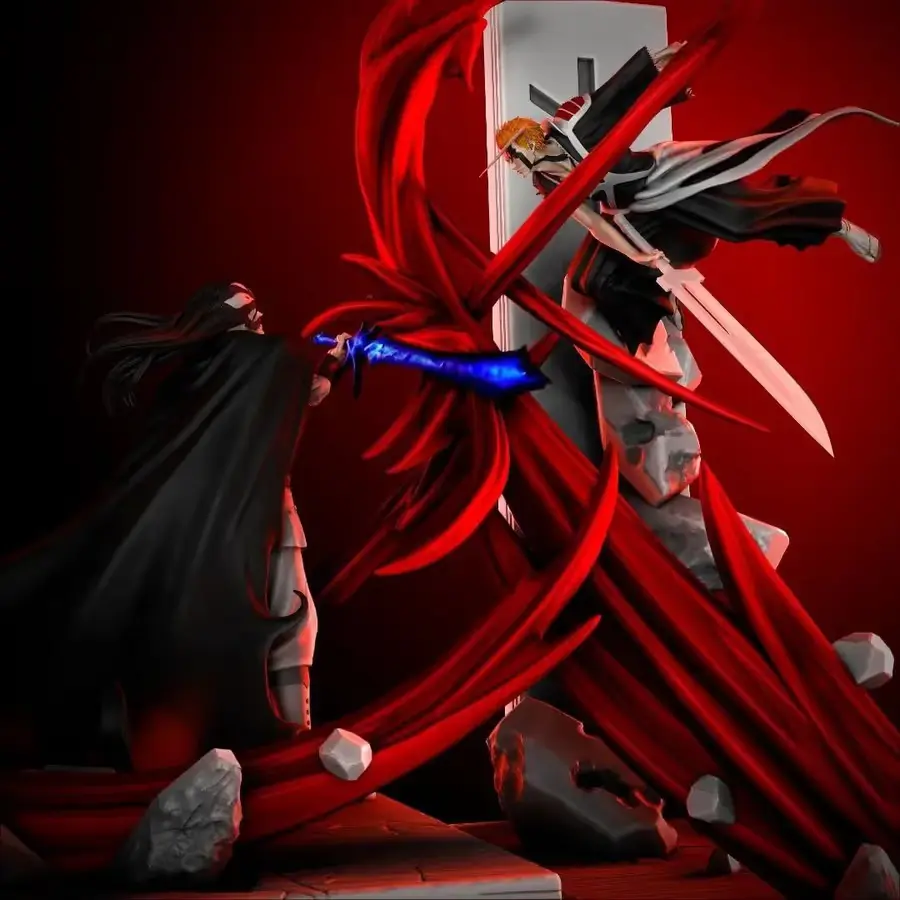 Yhwach Vs Ichigo Archivo Stl Para Impresion 3D