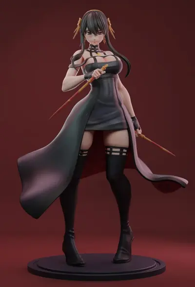 Yor Forger Archivo Stl Para Impresion 3D