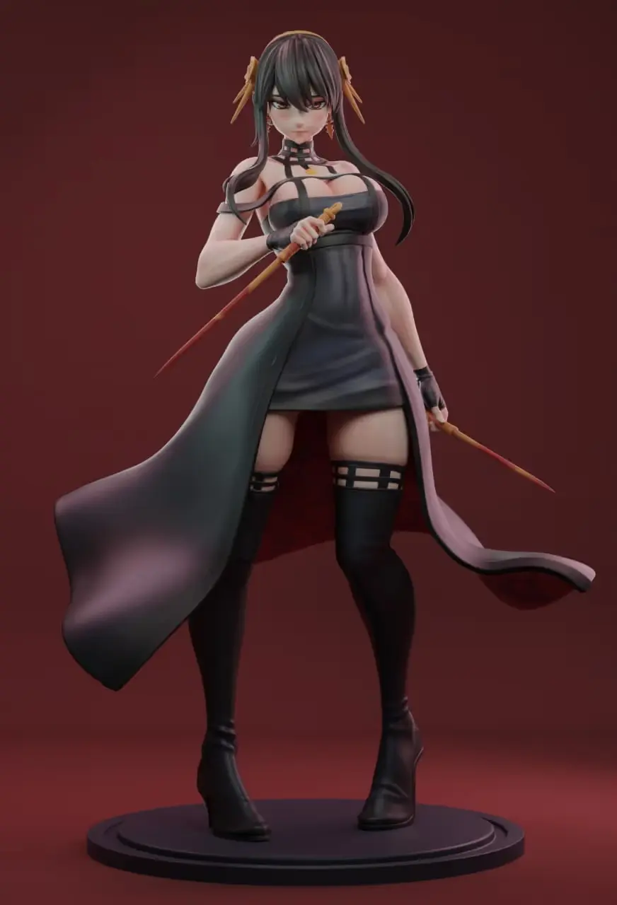 Yor Forger Archivo Stl Para Impresion 3D