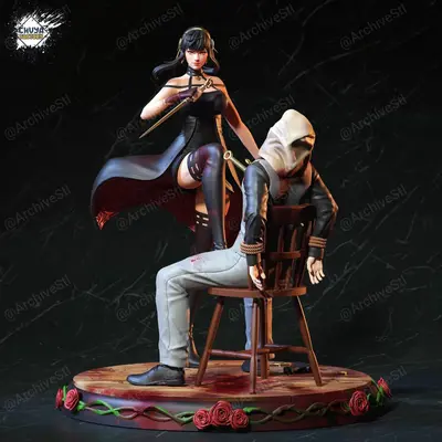 Yor Forger Archivo Stl Para Impresion 3D