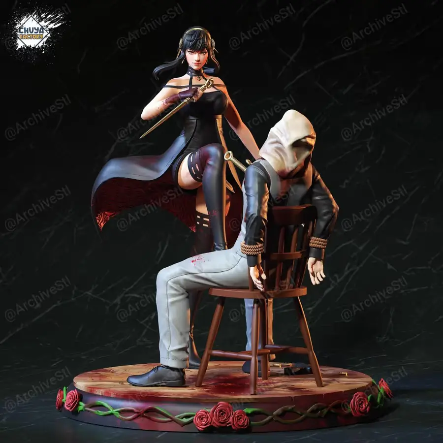 Yor Forger Archivo Stl Para Impresion 3D