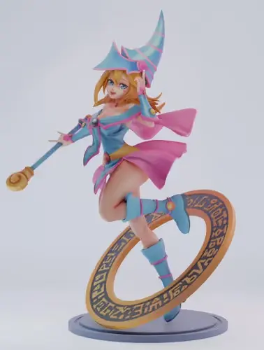 Yu-gi-oh! Dark Magician Girl Archivos Stl Para Impresión 3d