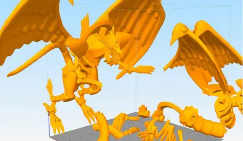 Yu-gi-oh! Dragon Ra Archivos Stl Impresión 3d