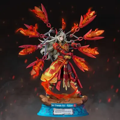 Yu Gi Oh! Sky Striker Ace Archivo Stl Para Impresion 3D