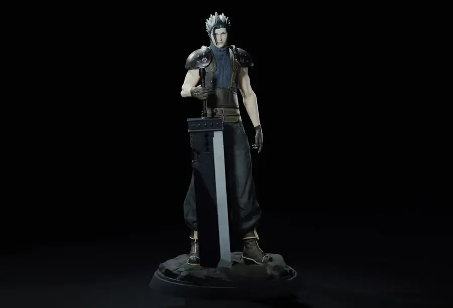 Zack Fair Final Fantasy Archivo Stl Para Impresion 3D