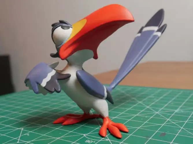 Zazu The Lion King Archivo Stl Obj Para Impresion 3D