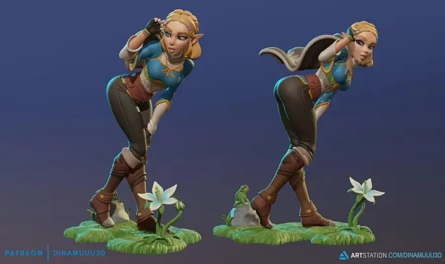 Zelda Archivo Stl Para Impresion 3D