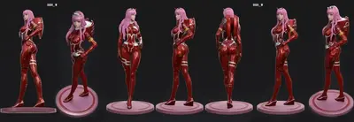 Zero Two Darling In The Franxx Archivo Stl Para Impresion 3D