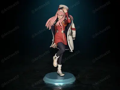 Zero Two Mitsukage Archivo Stl Para Impresion 3D