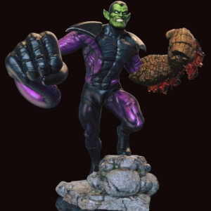 Marvel Super Skrull F4 Stl/obj Para Impresión 3d