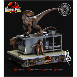 Jurassic Park Kitchen Scene Stl/obj Para Impresión 3d