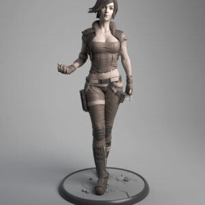 Borderlands Lilith Stl Obj Para Impresión 3d