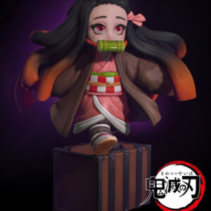 Kimetsu No Yaiba Nezuko Chibi Stl/obj Para Impresión 3d