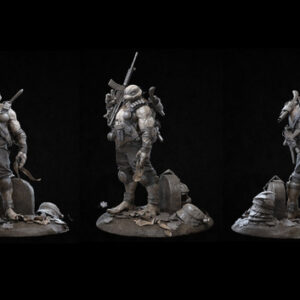 Tortuga Ninja Punisher Archivos Stl Impresión 3d