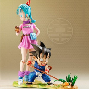 Dragon Ball Goku & Bulma Lf-av Archivo Stl Para Impresión 3d