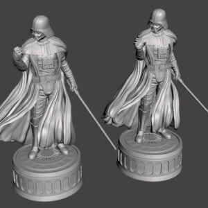 Star Wars Darth Vader - 3 Poses Stl Obj Impresión 3d