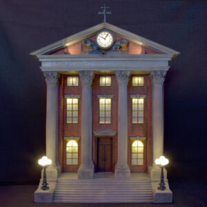 Back To The Future Court House Stl Obj Impresión 3d